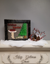 Load image into Gallery viewer, Christmas Mischief Wood 3D Artwork & Frame