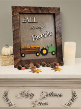 Load image into Gallery viewer, Fall is my Favorite 3D Artwork & Frame