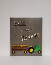 Load image into Gallery viewer, Fall is my Favorite 3D Artwork
