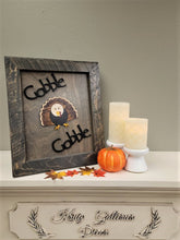 Load image into Gallery viewer, Gobble Gobble 3D Artwork & Frame