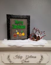 Load image into Gallery viewer, Merry Christmas 3D Artwork & Frame