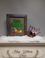 Load image into Gallery viewer, Merry Christmas 3D Artwork & Frame