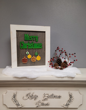 Load image into Gallery viewer, Merry Christmas 3D Artwork & Frame