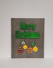 Load image into Gallery viewer, Merry Christmas Individual 3D Artwork