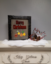 Load image into Gallery viewer, Merry Christmas 3D Artwork & Frame