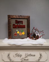 Load image into Gallery viewer, Merry Christmas 3D Artwork & Frame