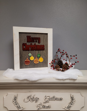 Load image into Gallery viewer, Merry Christmas 3D Artwork & Frame