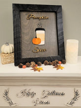 Load image into Gallery viewer, Pumpkin Spice 3D Artwork & Frame