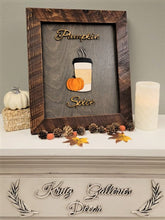 Load image into Gallery viewer, Pumpkin Spice 3D Artwork & Frame