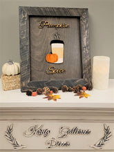 Load image into Gallery viewer, Pumpkin Spice 3D Artwork & Frame