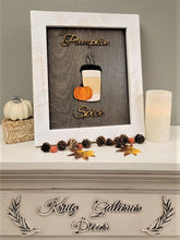 Load image into Gallery viewer, Pumpkin Spice 3D Artwork & Frame
