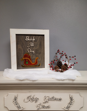 Load image into Gallery viewer, Sleigh All Day 3D Artwork & Frame
