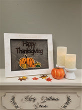 Load image into Gallery viewer, Happy Thanksgiving 3D Artwork &amp; Frame
