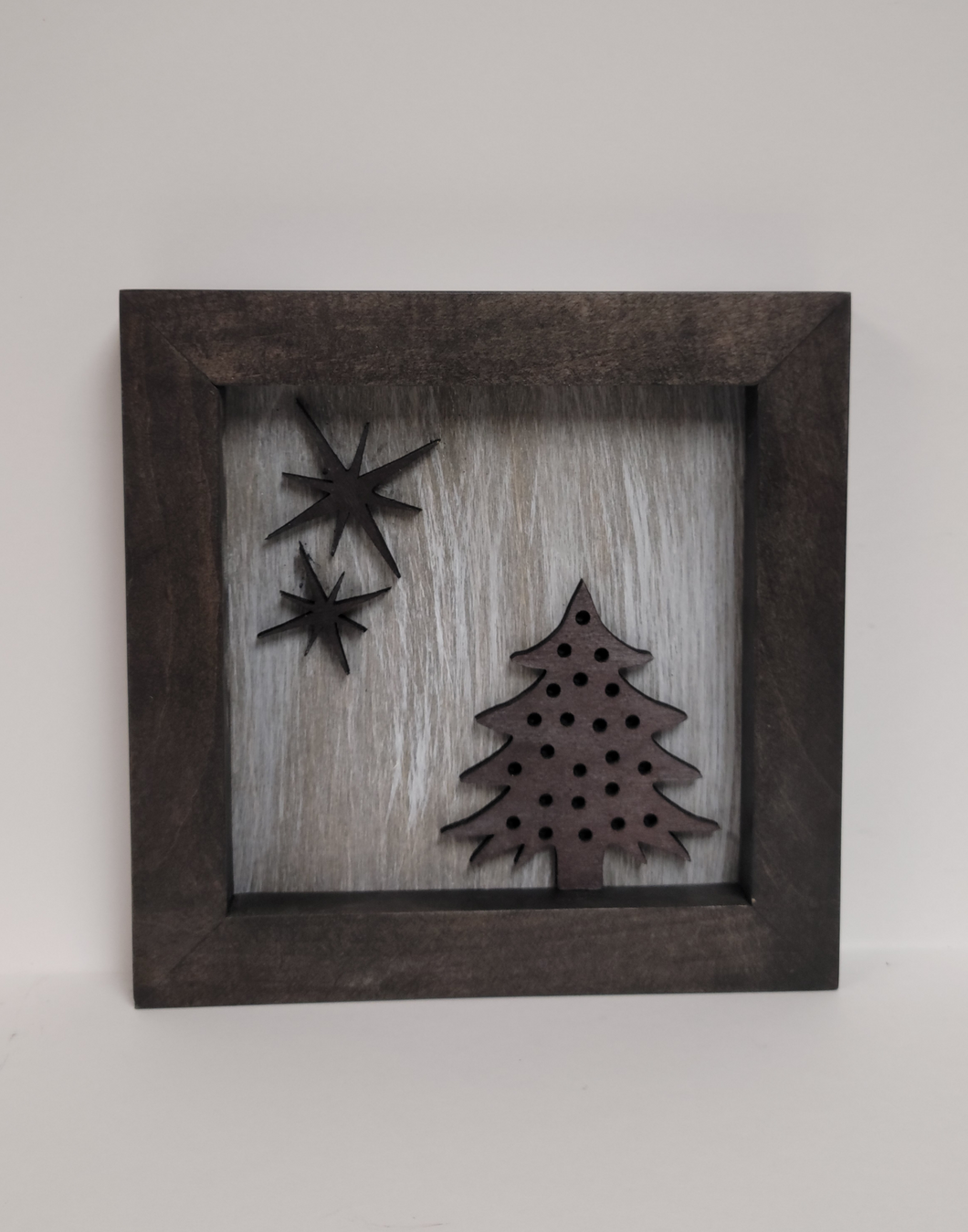 Tree & Star Framed Mini